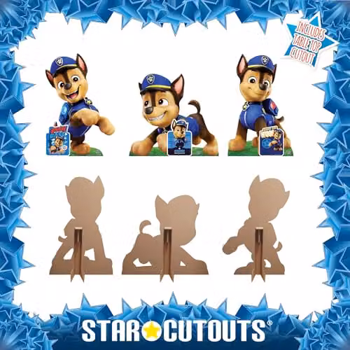 Star Cutouts SC4597 Paw Patrol Chase Party Decorations, 20 Piece Multicolour Cardboard Cutouts for Boys and Girls Birthday Parties – 5