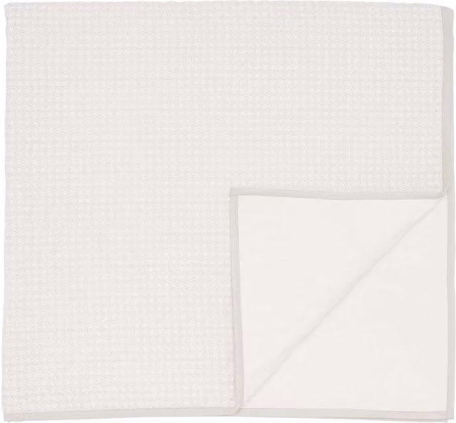 Murmur Dora Quilted Cotton Throw in Cloud Grey