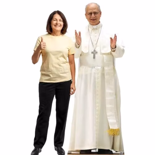 Star Cutouts SC4620 Pope Leo XIV Lifesize Cardboard Cutout, Height: 176 cm – 1