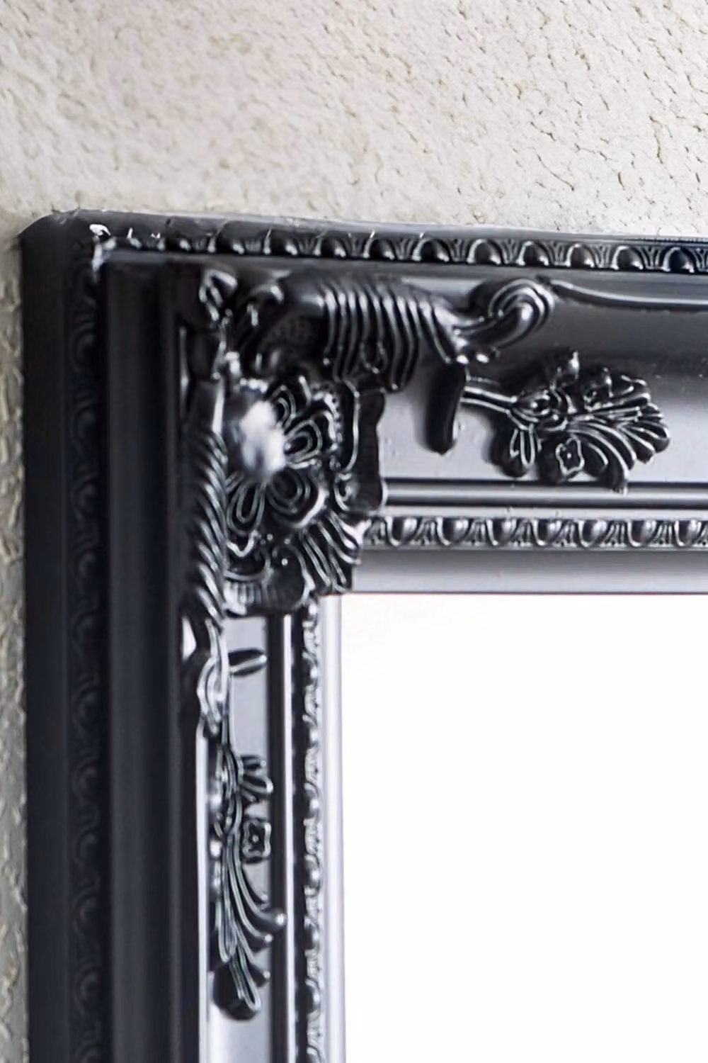 Julian Bowen Palais Full Length Mirror in Black, Antique Leaner or Wall Mounted, H 170 cm x W 70 cm – 4