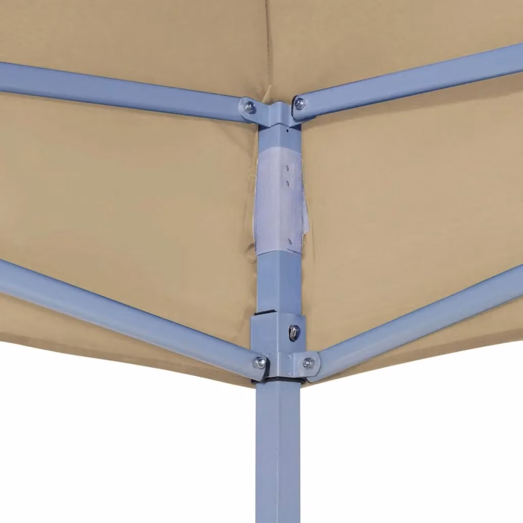 Berkfield Home Party Tent Roof in Beige, 3 x 3 m, PVC-Coated – 2