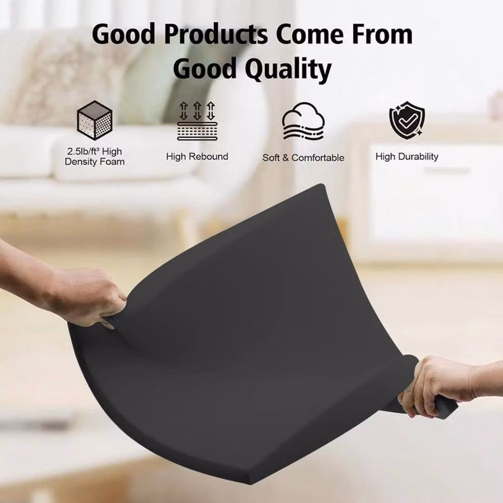 FLAVORA Sofa Cushion Support for Sagging Seats, Black, W: 190 cm, D: 100 cm – 4