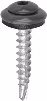 Galeco Torx Stitching Metal Screws, Dark Graphite Grey Semi Matt, 4.8mm x 20mm, Pack of 250
