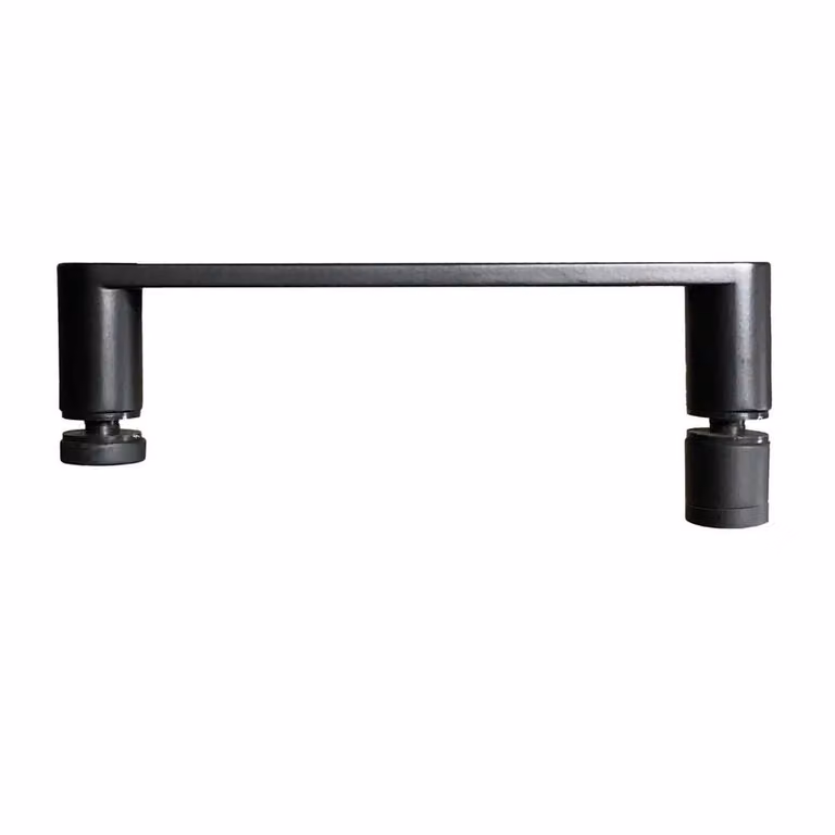 VOGREX Home Matte Black Round Shower Door Handle with 145mm Hole Centres