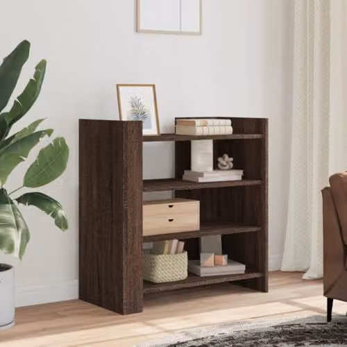 vidaXL Modern Sideboard in Brown Oak, W/D/H: 73.5 x 35 x 75 cm – 2