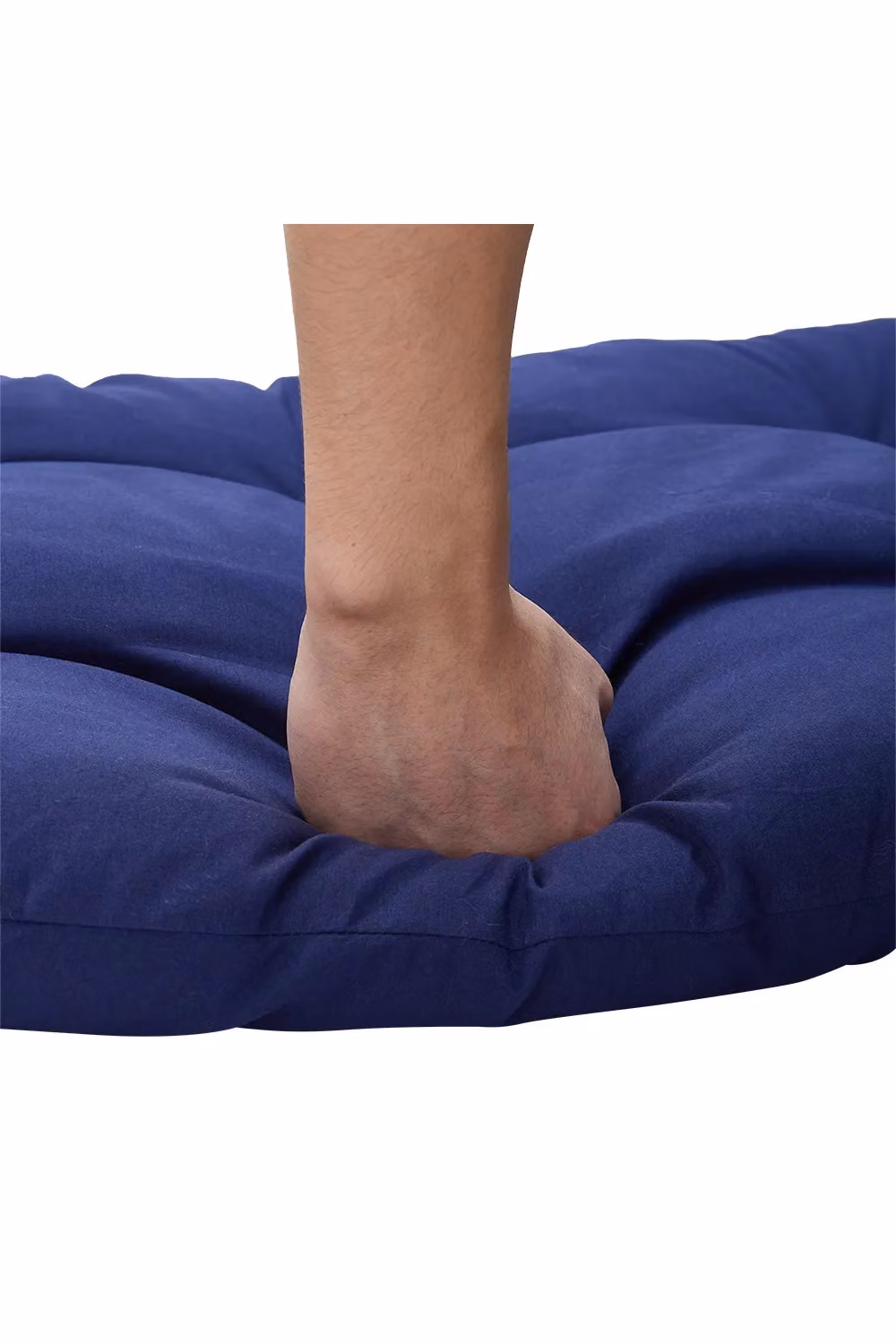 Living and Home Navy Blue 2/3 Seater Garden Patio Bench Cushion, W: 130 cm, D: 50 cm – 3