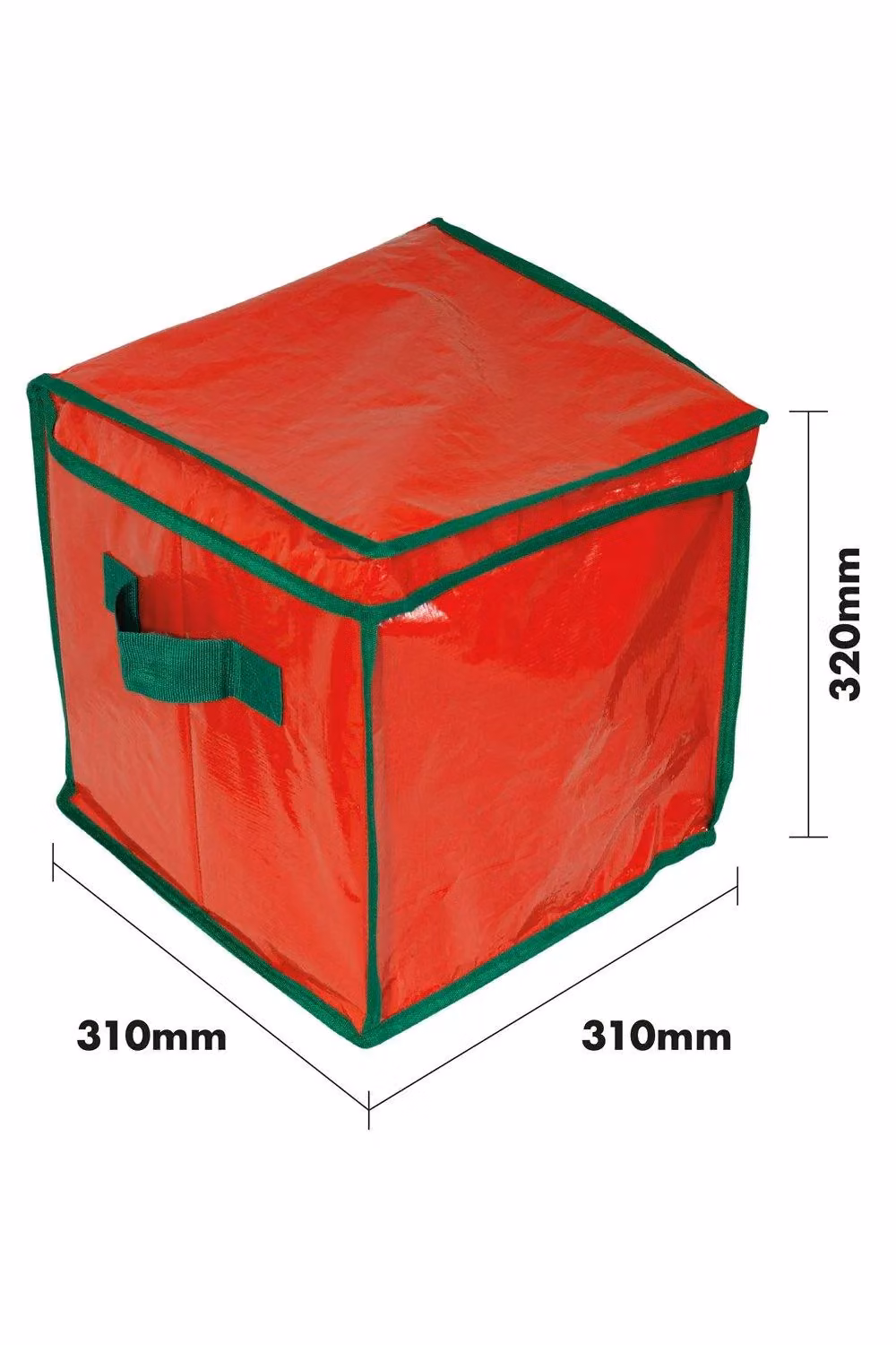 Netagon Seasonal Ornaments Storage Bag in Red, W/D/H: 32 x 31 x 31 cm – 3