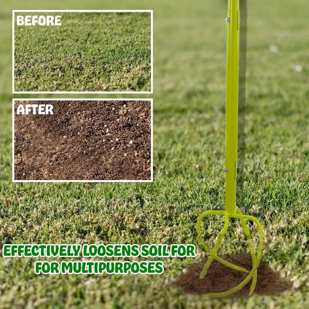 KORVIXA Green Long Handle Garden Twist Tiller – 2