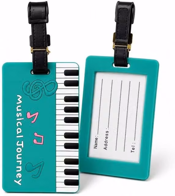 BluCore Travel Luggage Tag with ID Card in Green