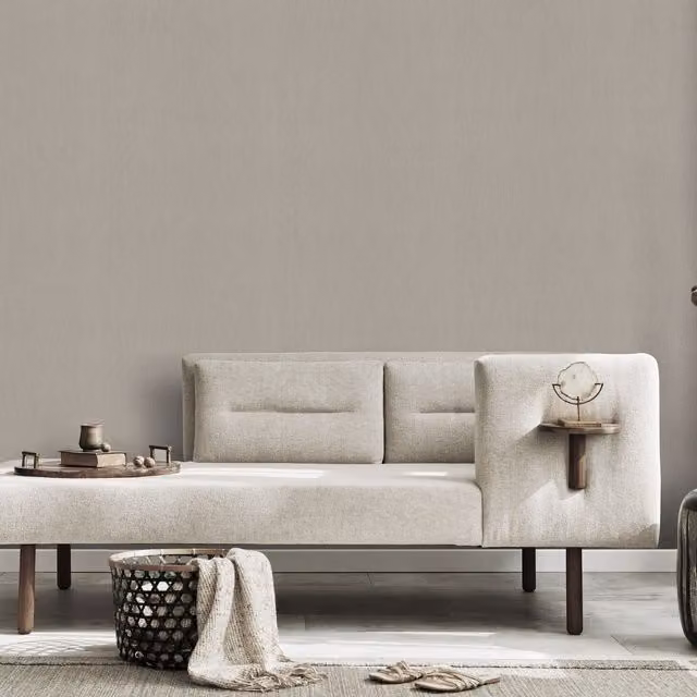 Erismann Abstract Plain Vinyl Wallpaper in Beige