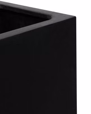 Primrose Polystone Rectangular Trough Planter Tub in Black and Grey W/D/H: 80 x 30 x 30 cm – 2