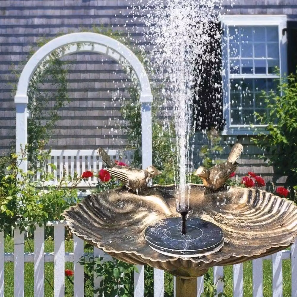 EONLION Black Solar Floating Fountain Pump Water Feature for your Garden – 5