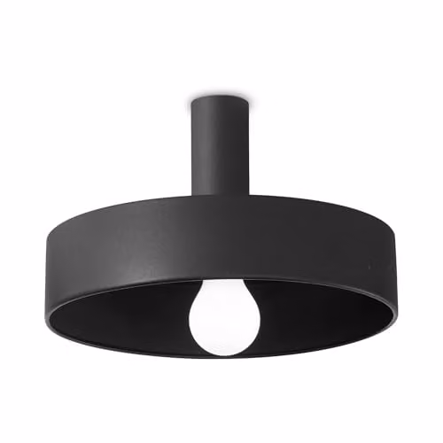 Ideal Lux Mix Round Surface Mounted Downlight Black