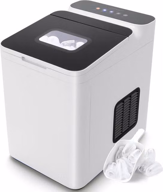 Costway Countertop Ice Maker in White