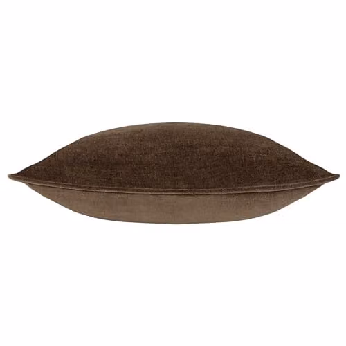 Yard Brown Chenille Polyester Filled Square Cushion W/D/H: 50 x 50 x 50 cm – 2