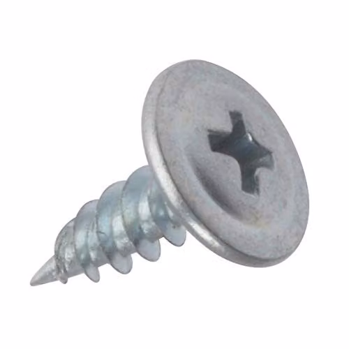ForgeFix Silver Galvanised Drywall Screws with Phillips Self-Countersinking Head, 4.2 x 13 mm