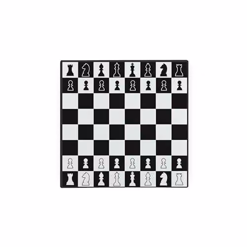 Purely Home Chessboard Glass Hot Pot Stand, Black and White, W/D/H: 20 x 20 x 4 cm – 2