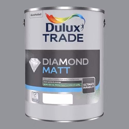 Dulux Trade Diamond Matt Paint in Natural Slate Grey, 5l