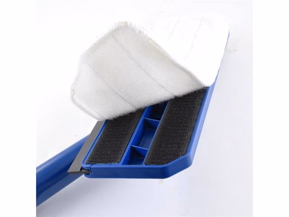 Faithfull White Window Cleaning Mop Spare Pads, Pack of 3 – 2