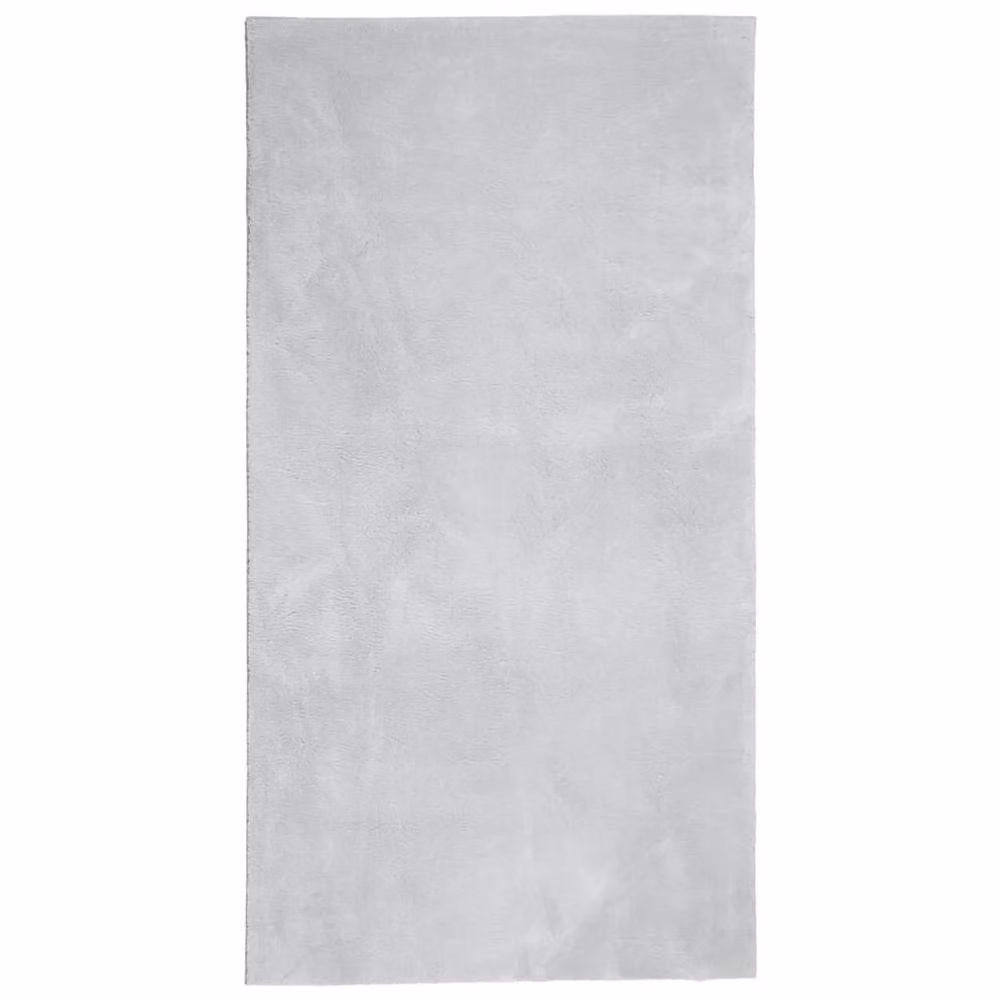 Berkfield Home HUARTE Grey Short Pile Washable Non-Slip Rug, W: 60 cm, D: 110 cm – 1