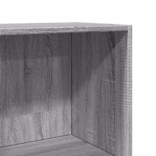 vidaXL Modern Grey Sonoma Bookcase in MDF, W/D/H: 40 x 30 x 114 cm – 3
