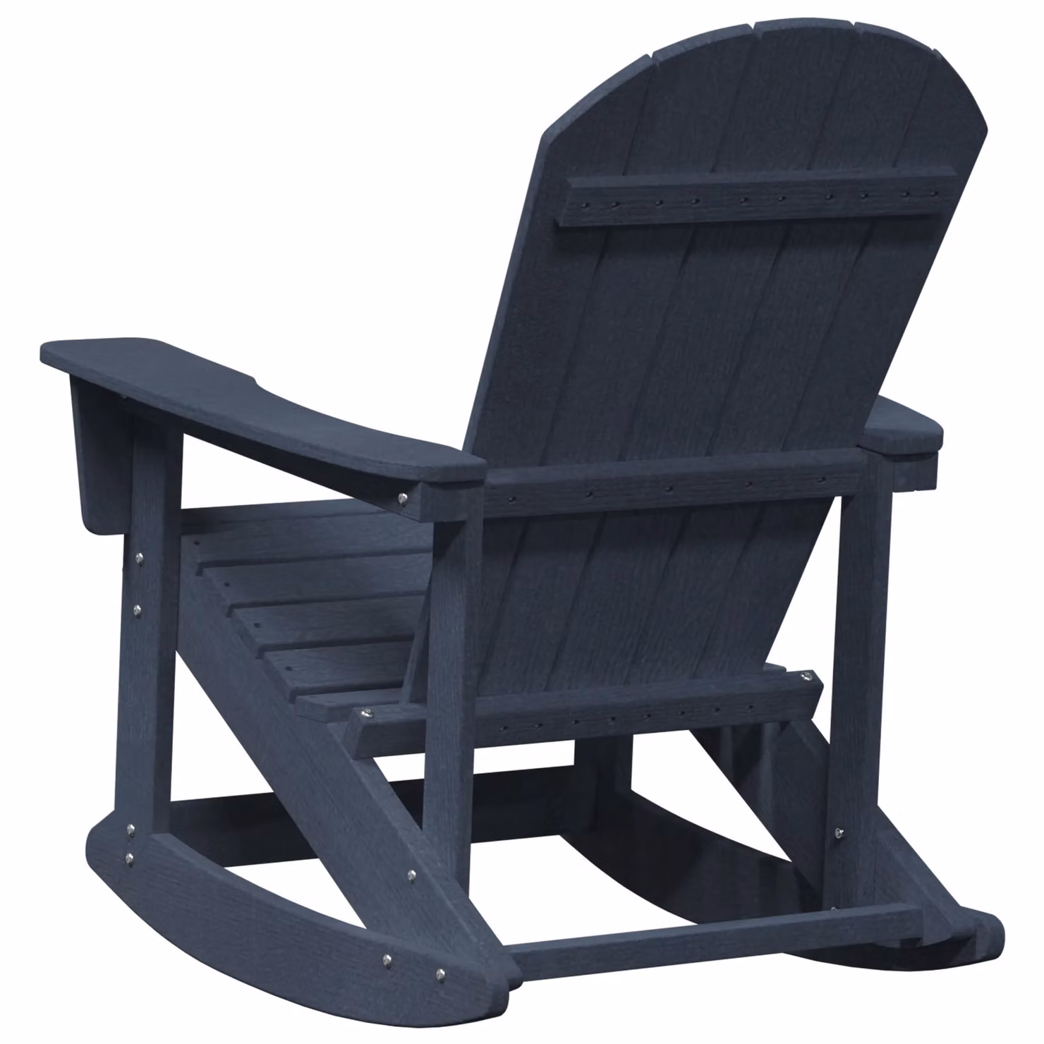 Berkfield Home Adirondack Rocking Chair in Navy Blue, W/D/H: 73.5 x 92 x 90 cm – 5