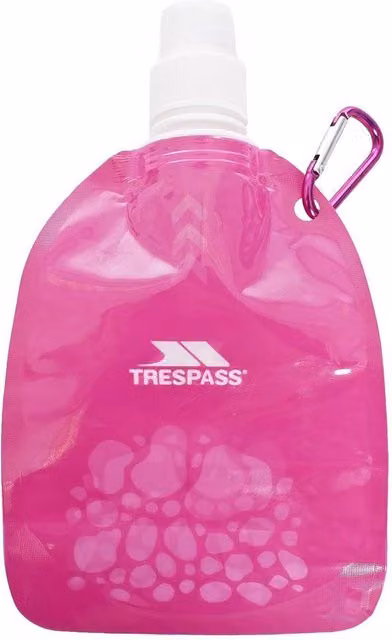 Trespass Hydromini Collapsible Water Bottle in Pink