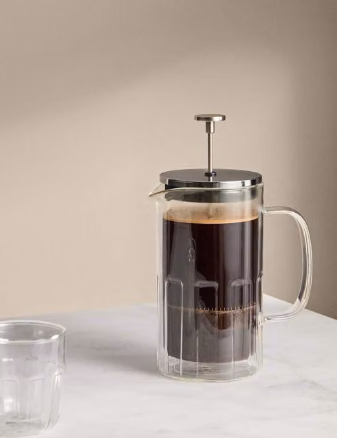 M&S x Kelly Hoppen Transparent Glass Cafetiere