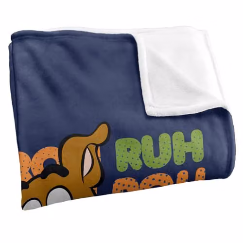 Warner Bros. Scooby Doo Ruh Roh Repeat Super Soft Fleece Throw Blanket, Multicolour – 2