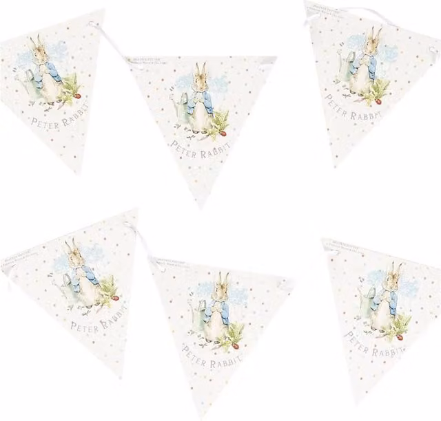 Peter Rabbit Classic Multicolour Animal Pattern Pennant Bunting