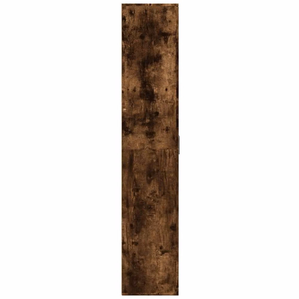Berkfield Home Smoked Oak Highboard in Brown, W/D/H: 80 x 35 x 180 cm – 4