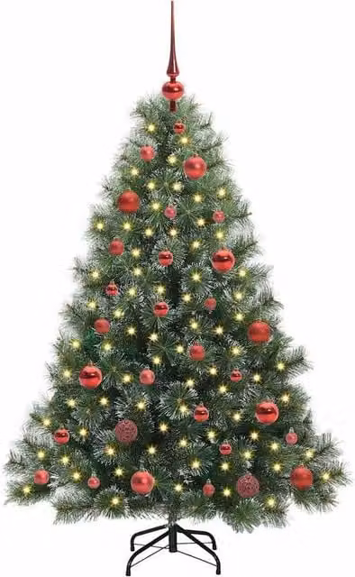Berkfield Home Realistic Artificial Christmas Tree with 150 LEDs, Green, Height: 150 cm – 1