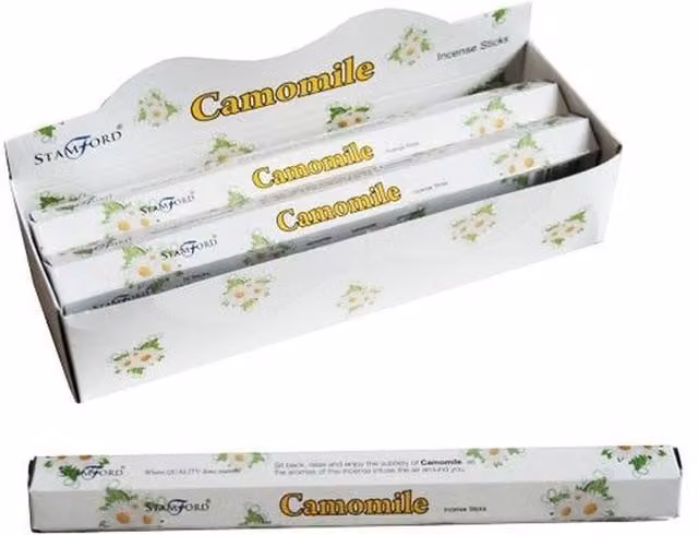 KDMK Camomile Premium Hexagonal Incense Sticks - White