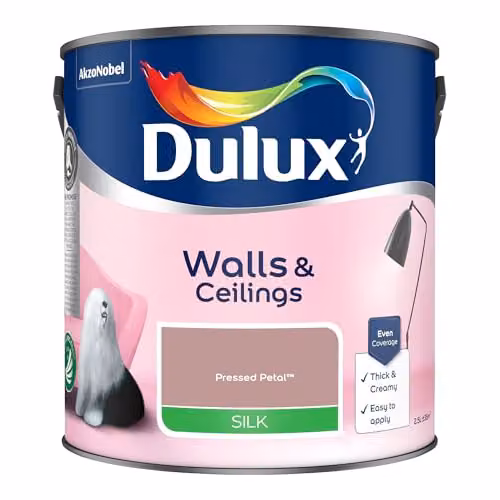 Dulux Pink Satin Gloss Water Based Dispersion Paint 2.5l – 3