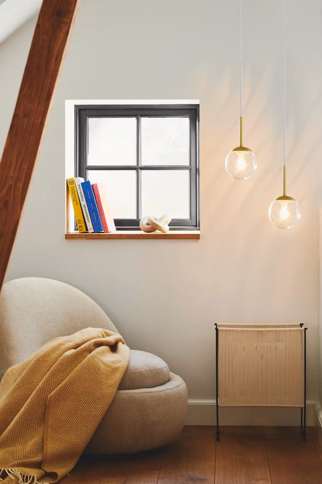 Nordlux Chisell Suspended Pendant Light in Gold and Brass with Transparent Glass, E14 – 2