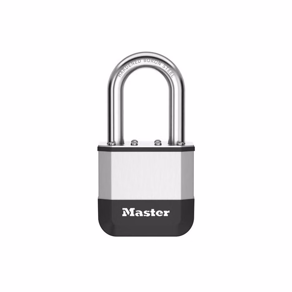 Master Lock Elite Laminated Padlock, 52mm, Silver, Pack of 3 – 2
