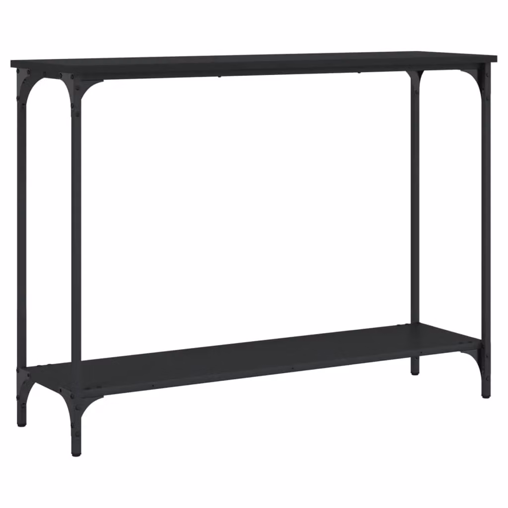 Berkfield Home Black Console Table, W/D/H: 101 x 30.5 x 75 cm – 2