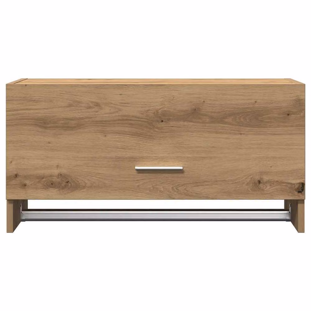 Berkfield Home Artisan Oak Wardrobe in Brown, W/D/H: 70 x 32.5 x 35 cm – 2
