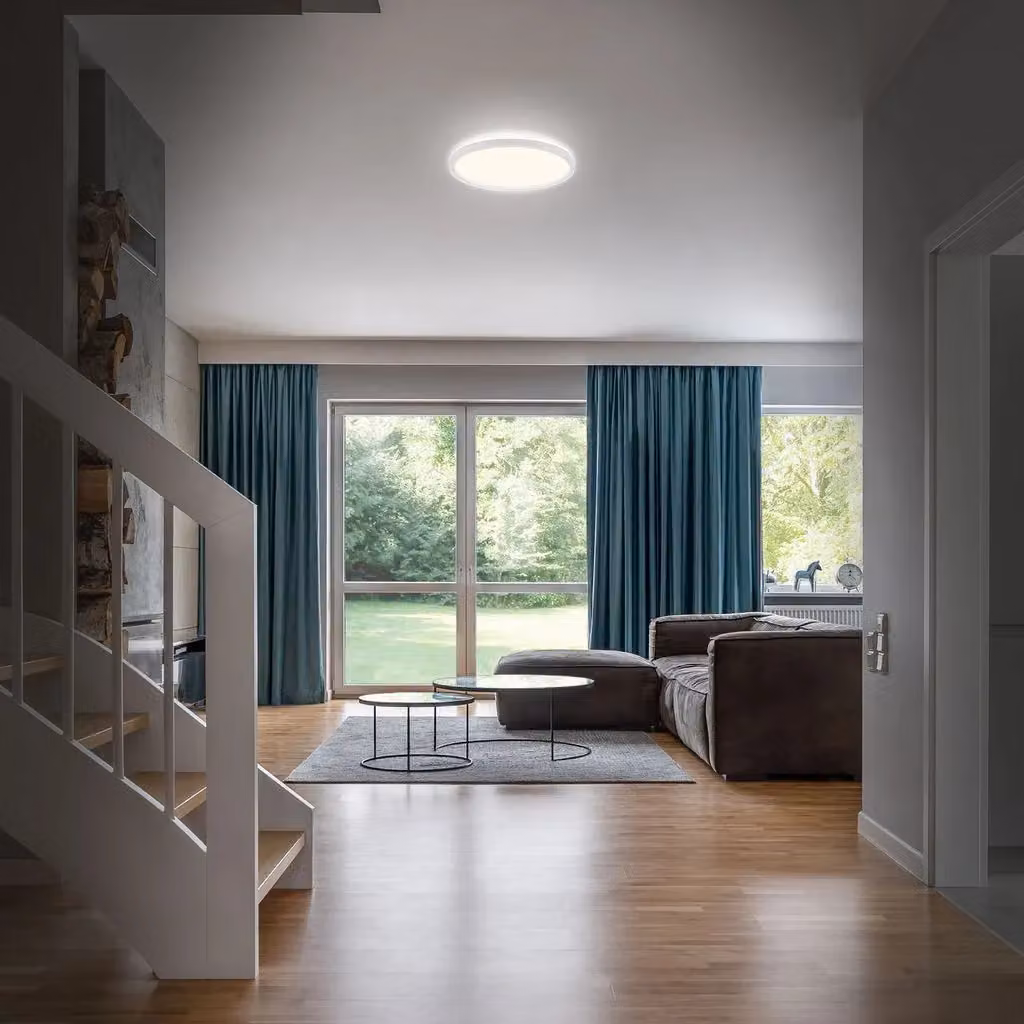 Briloner White 18W LED Round Ceiling and Wall Light with IP44 Rating – 2