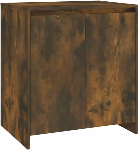 Berkfield Home Smoked Oak Sideboard in Brown, W/D/H: 70 x 41 x 75 cm – 1