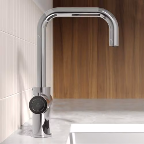 Nes Home 3 in 1 Single Lever Boiling Water Kitchen Mixer Tap Set in Chrome Silver – 4