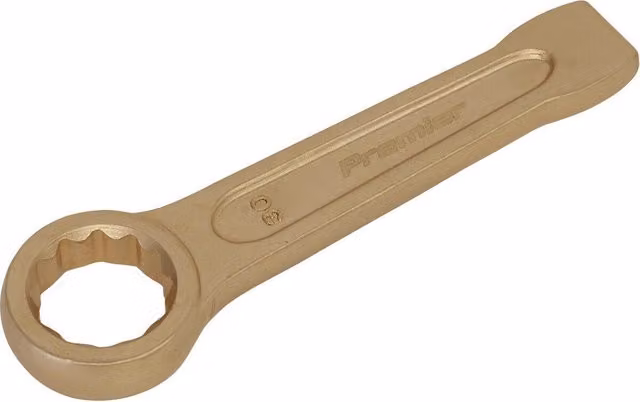 Loops Non-Sparking 30mm Ring End Slogging Spanner with Short Profile Striking End