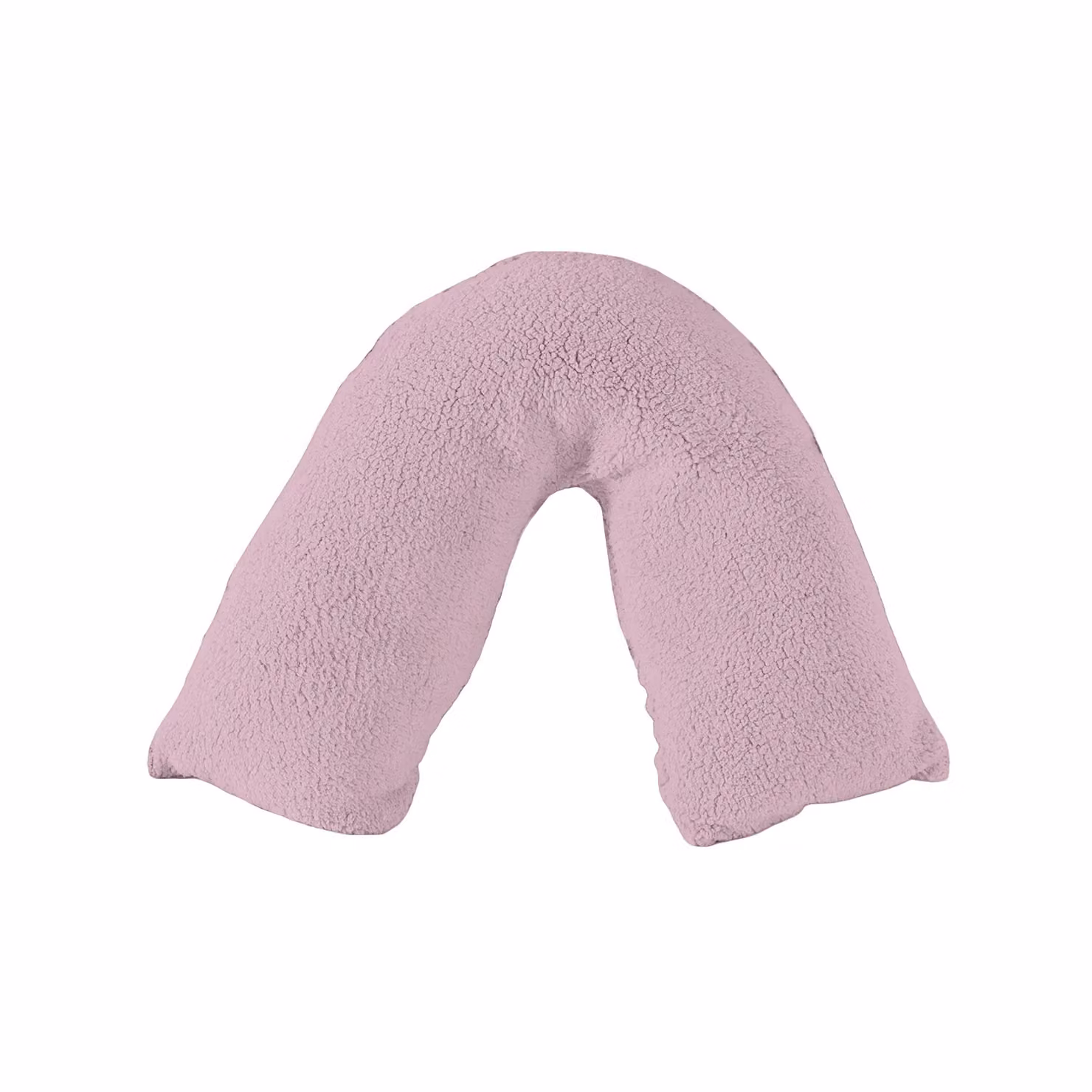 Home Sweet Home UK Teddy Fleece V Shaped Pillowcase in Pink – 2