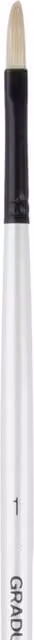 Daler-Rowney Graduate Bristle Filbert Paint Brush, Long Handle, Multicolour