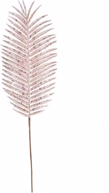 KDMD Pink Glitter Palm Leaf Decorations, 3 Pack, Height: 70 cm