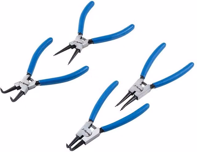 Bluespot Tools 4 Piece Circlip Pliers Set in Blue and Multicolour, Chrome Vanadium – 1