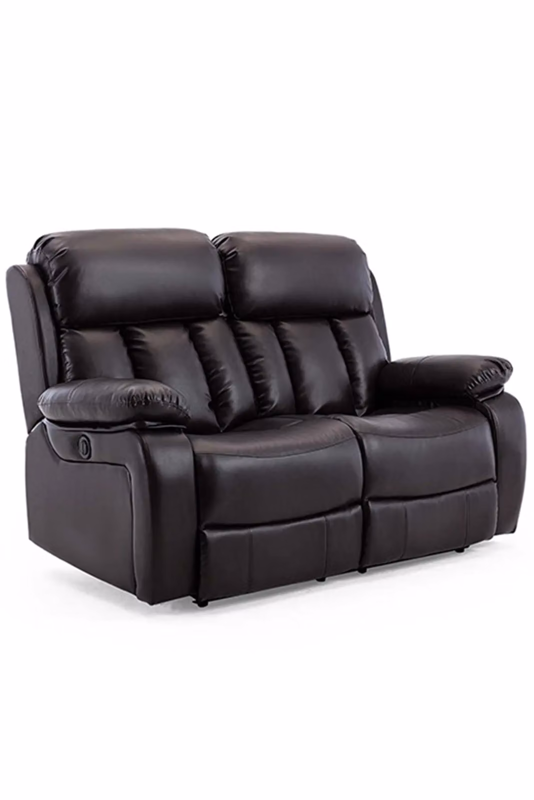 More4Homes Chester Electric Recliner Bonded Leather 1+2 Seater Sofa Set in Brown – 2