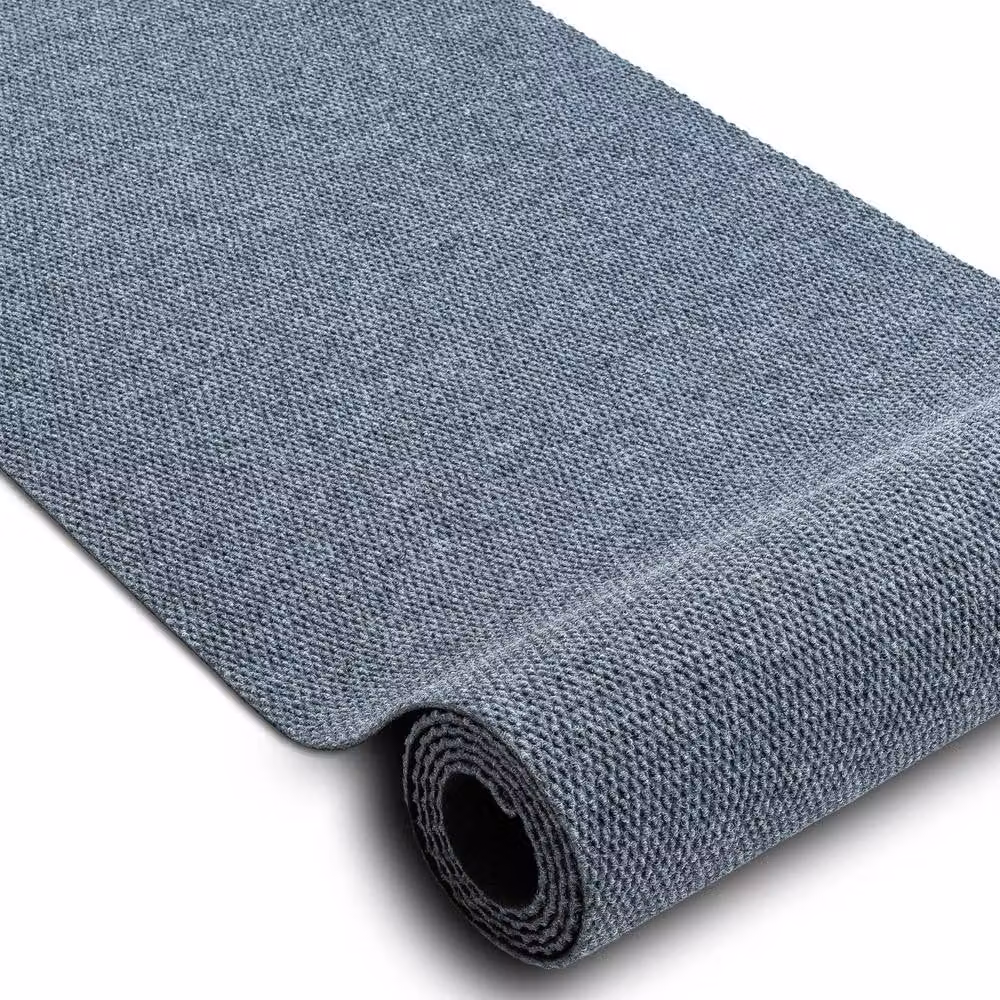 RugsX Non-slip Grey Polypropylene Rectangular Runner, W: 200 cm, L: 350 cm – 2