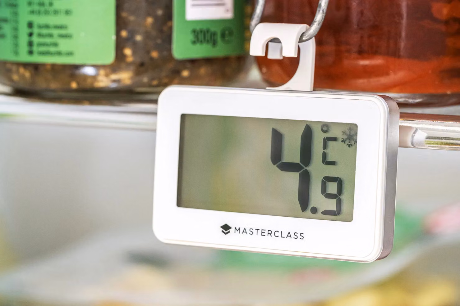 MasterClass Digital Fridge Thermometer in Silver – 4