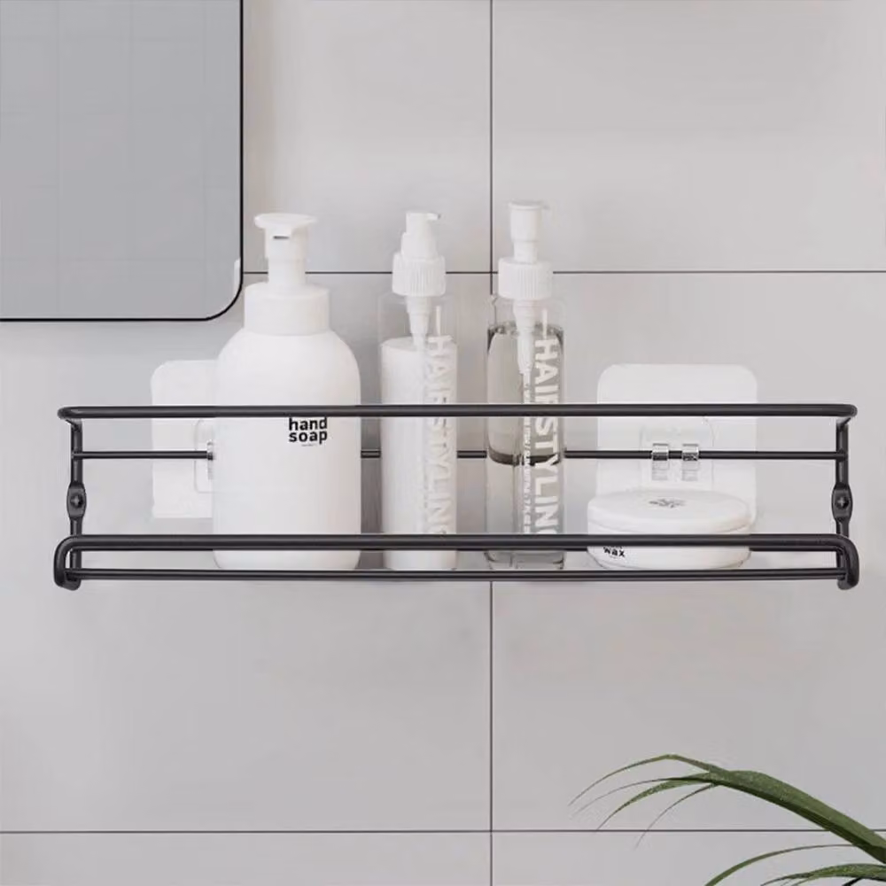 SPETLEK Black Metal Wall Mounted Spice Rack Holder for 2 Kitchen Cupboard Doors – 2